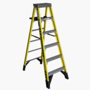 6-ft Fiberglass 375-lb Type IAA Step Ladder